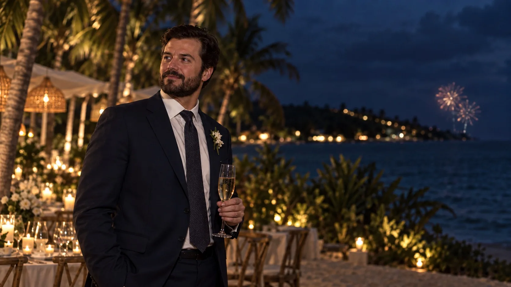 Donald Trump Jr. et Bettina Trump lors des célébrations de leur mariage aux Bahamas, en mai 2026.
