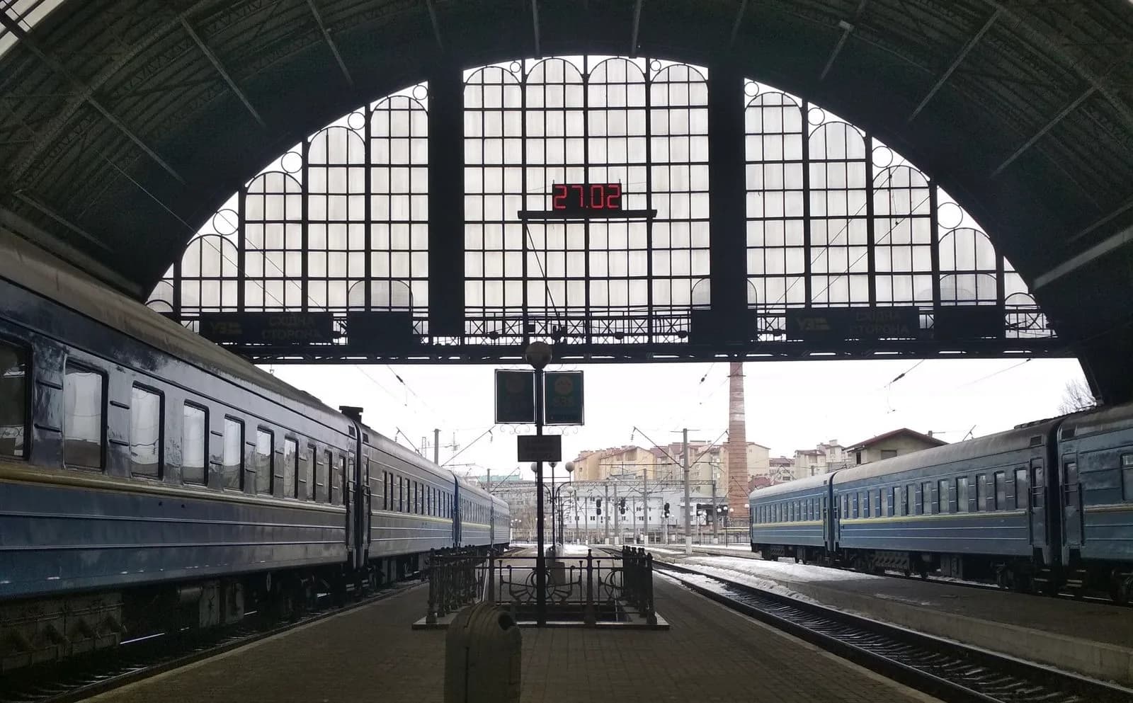 La locomotive du train Kiev-Varsovie a été touchée à Yahodyn, à environ deux kilomètres de la frontière polonaise, le 13 septembre 2026.