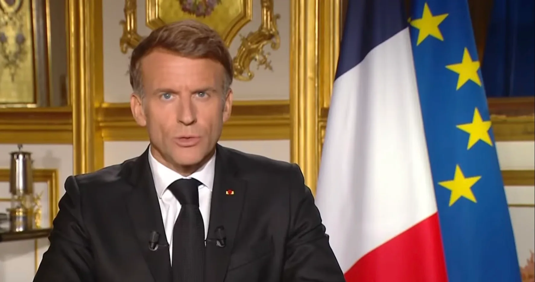 Emmanuel Macron s’adresse aux Français lors de son allocution du 18 octobre 2026.